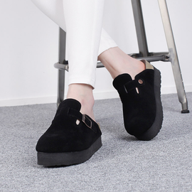 [GIRLS GOOB] Women's Comfortable Slip-On Flat, Fashion Loafers, Suede - Made in KOREA